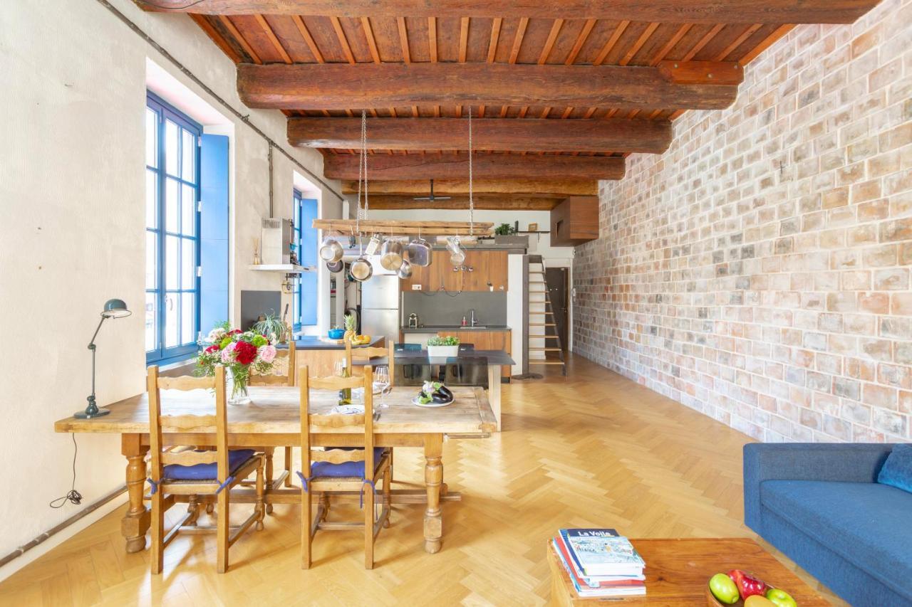 Sunny Stylish Spacious Loft In Old-Port Marseilles Exterior foto